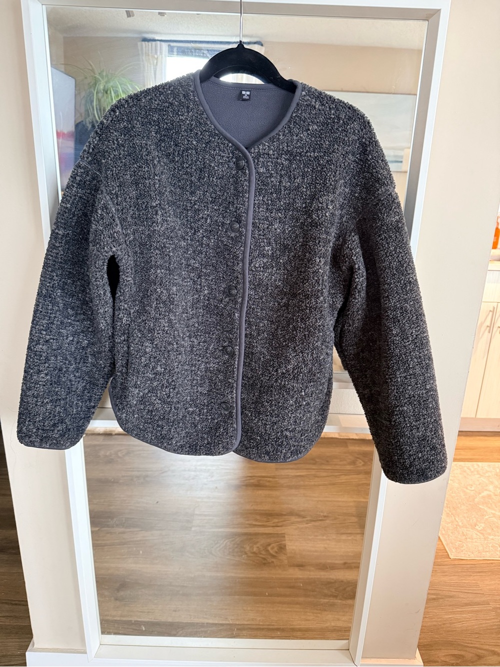 UNIQLO Pile Lined Fleece Relaxed Cardigan